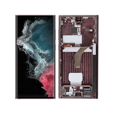 Samsung Galaxy S22 Ultra Replacement Screen | Burgundy - GA Tech