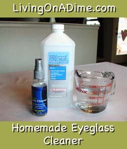 Homemade Eyeglass Cleaner Recipe