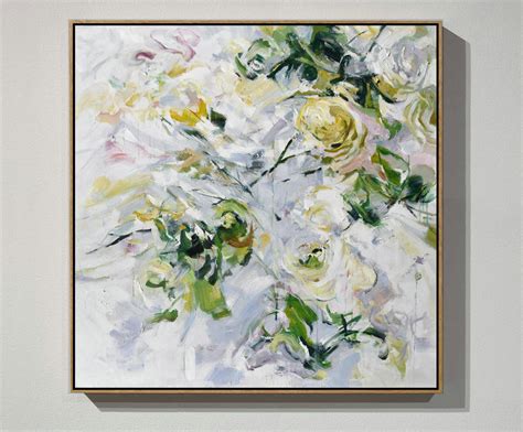 Extra Large Painting,Oversized Abstract Flower Oil Painting,Large Canvas Art #G4P5