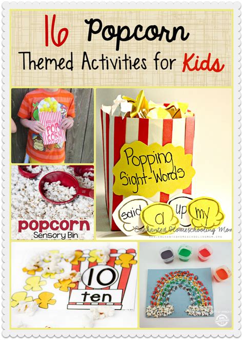 National Popcorn Day: 16 Kids Popcorn Activities - Happy Mothering