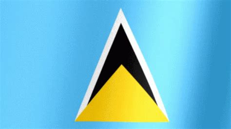 Flag Gif, St Lucia Flag, Cool Gifs, Flags, North America, National Flag