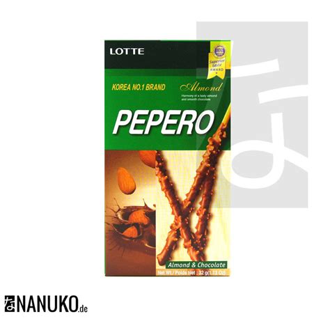 Lotte Pepero Almond 32g | NANUKO.de ASIA ONLINESHOP