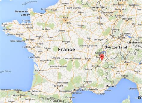 Where is Albertville on map of France - World Easy Guides