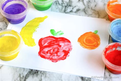 Homemade Finger Paint Recipe - Kids Craft - A Few Shortcuts