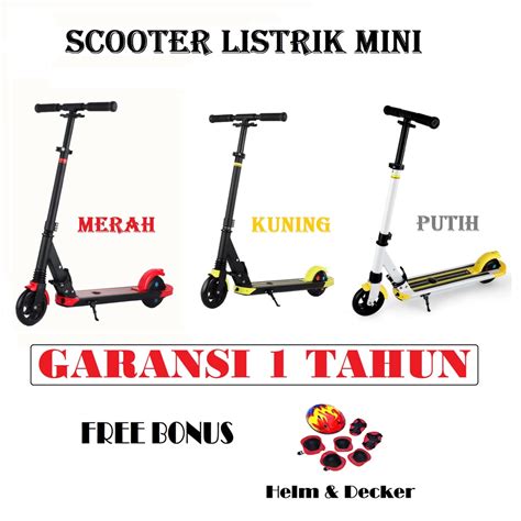 Jual Urban Scooter Anak Anak Manual dan Listrik Skuter Lipat Manual ...