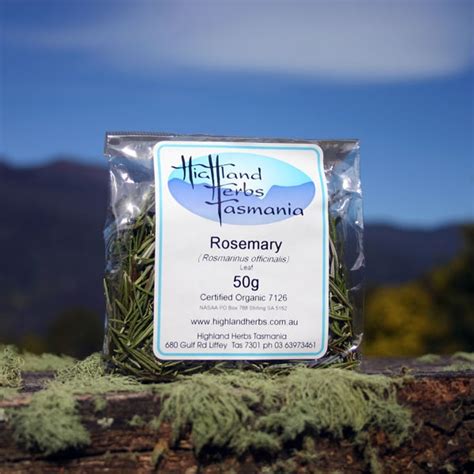 Rosemary (leaf) Tea Certified Organic Australian Grown