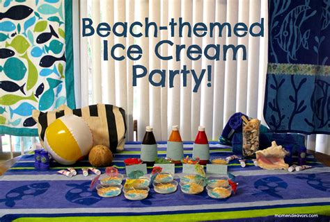 Beach-Themed Ice Cream Party Playdate #IceCreamTreat