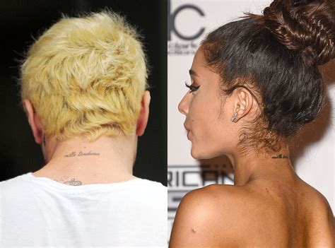 Pete Davidson Copies Ariana Grande's Neck Tattoo - E! Online - AU