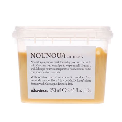 Davines - Nounou Nourishing Repairing Hair Mask For Dry And Brittle ...