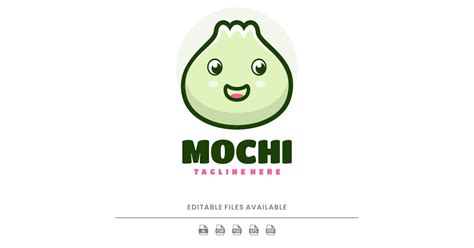 Mochi Mascot Cartoon Logo, Graphic Templates - Envato Elements