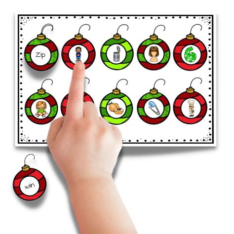 Christmas Ornament CVC Word and Picture Matching Mats | Short Vowel Practice | Made By Teachers