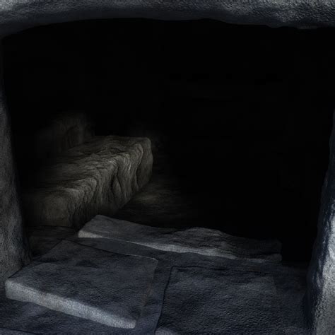 cinema4d modeled tomb jesus