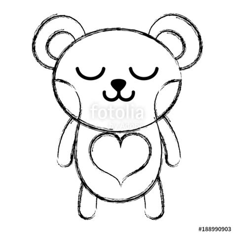 Sleeping Bear Drawing | Free download on ClipArtMag