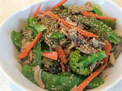 Recipe: Japanese Stir-Fry Vegetables with Rice Noodles in Sesame Sauce - iEatGreen - iEatGreen ...