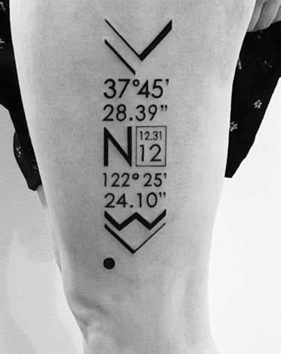 latitude longitude typo - Google Search | Coordinates tattoo, Trendy tattoos, Tattoos