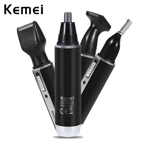 4 In 1 Electric Nose Trimmer Ear Shaver Hair Cliper Nose Hair Beard ...