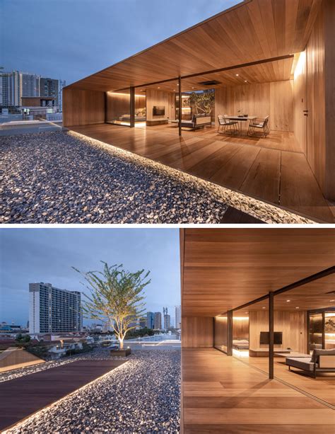 This Modern House Was Built On The Rooftop Of An Apartment Building