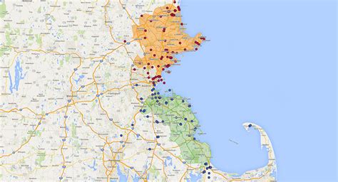 Interactive Map: North Shore vs. South Shore