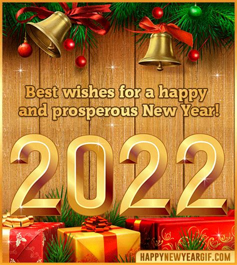 Happy New Year 2022 Wishes Gif