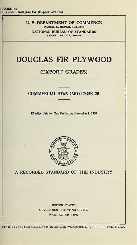 (PDF) Douglas fir plywood (export grades)U.S.DepartmentofCommerce ...