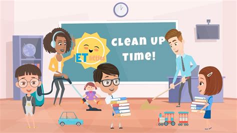 Clean Up Time | Kids Songs | Songs for Cleaning Up | ET littles - YouTube