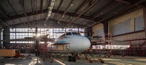 Metal Airplane Hangar Building - Coastal Steel Structures