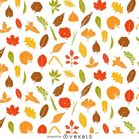 Autumn Leaves Pattern Vector Download