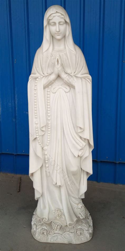 Catholic blessed virgin mary garden statues designs