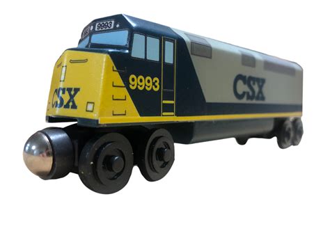 CSX Gray F40 Diesel Engine – The Whittle Shortline Railroad - Wooden Toy Trains!