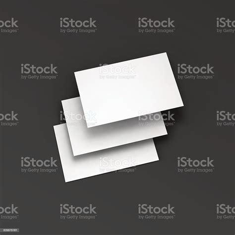 Blank Business Cards Stock Illustration - Download Image Now ...