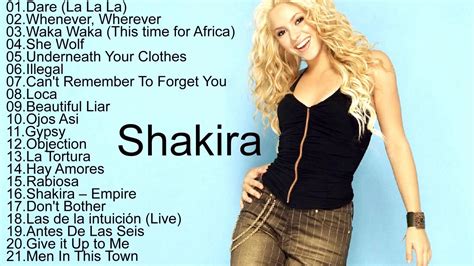 Shakira Songs List Spanish