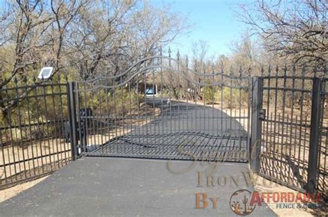 Automatic Driveway Gates With Solar Power - Affordable Fence & Gates