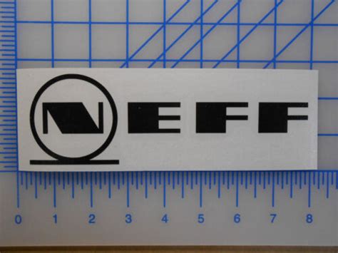 Neff Logo Decal Sticker 3" 5.5" 7.5" 11" Glasses Sunglasses Daily Shirt Beanie | eBay