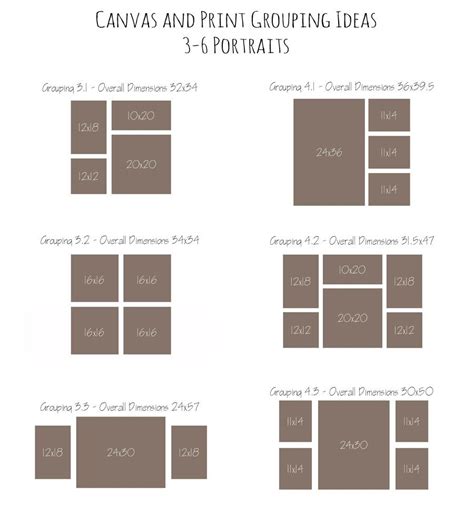 Canvas and print grouping ideas with – Artofit