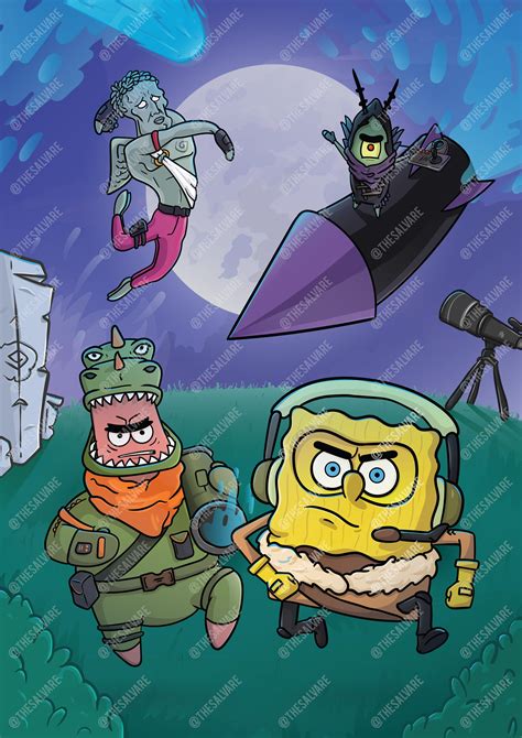 Spongebob/Fortnite vector illustration. : r/FortNiteBR