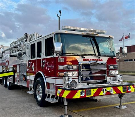 Rosenberg Fire Department gets new ladder truck