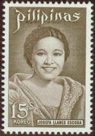 Stamps featuring the Josefa Llanes Escoda