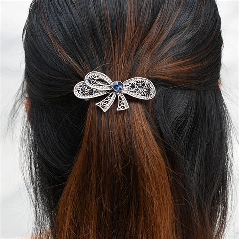 Women hair accessories bow hair clip for girls cute hair barrettes -in Women's Hair Accessories ...