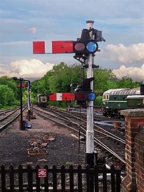 Railway Signals Photograph by Gill Billington - Fine Art America