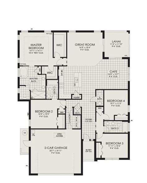 Trasona Cove East Holloway Floor Plan - Viera Builders #exploreVIERA #VIERAflorida #melbourne # ...