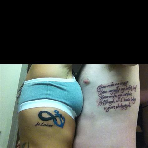 New Twist on Infinity Anchor Tattoo with Incubus Lyrics