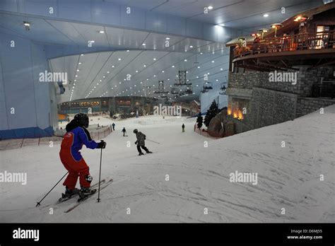 Dubai, United Arab Emirates, Ski Dubai, the indoor ski slope in the ...