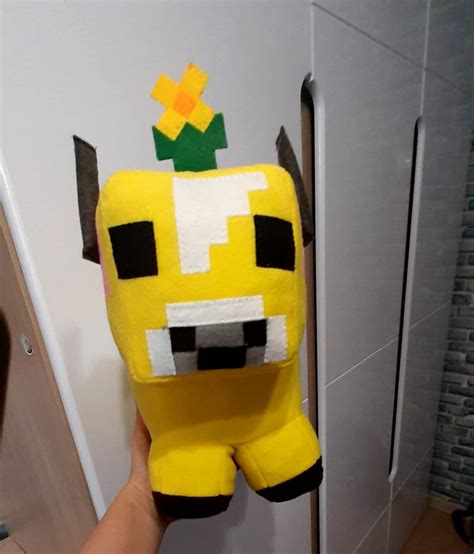 Moobloom Plush Minecraft gifts Game Soft toy Minecraft | Etsy