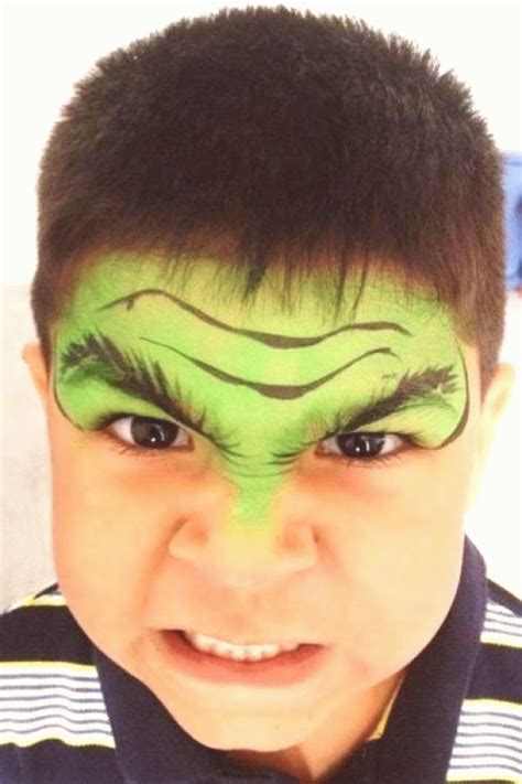 simple face paint ideas easy face painting ideas kids tips hulk | Face ...