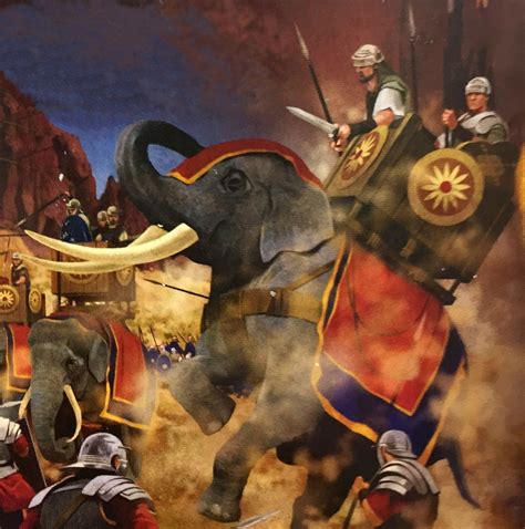 Carthaginian war elephants in battle, Punic War | War art, War elephant, Punic wars