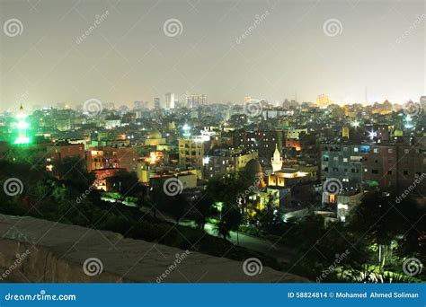 Skyline of Old Cairo in Egypt Stock Photo - Image of mosque, africa ...