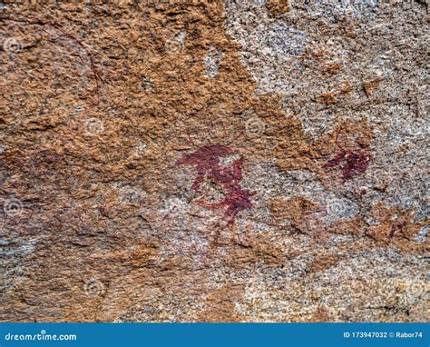 Rock Art - Spitzkoppe Mountain - Damaraland - Namibia Stock Photo ...