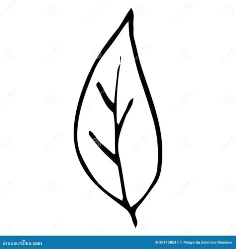 Single Vector Element is Leaf of a Tree Stock Vector - Illustration of ...