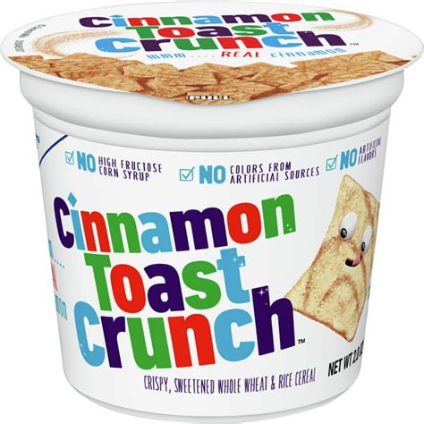 Cinnamon Toast Crunch Cereal Cup, 2 oz - Walmart.com - Walmart.com