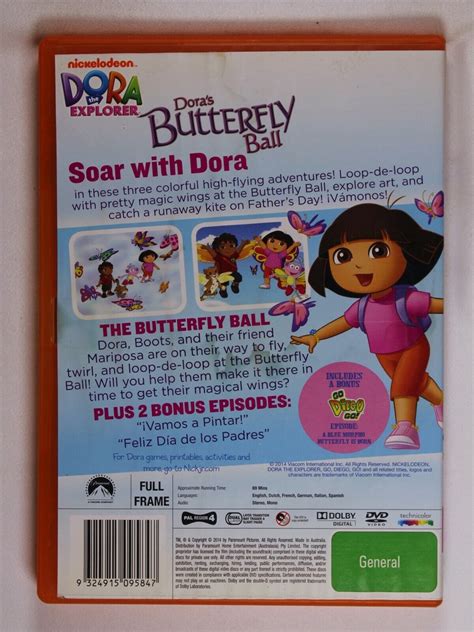 Dora The Explorer - Dora's Butterfly Ball (DVD, 2013) 9324915095847 | eBay